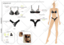 Fashion Design Flat Sketches For Lingerie Tech Pack By Fascin Fiverr